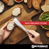image:imageSwissmar SlimLine Cheese amp Charcuterie Spreader Stainless Steel  Ideal Kitchen Tool for Soft Cheeses Butter Cream Cheese on Bread Crackers amp More 65 InchesSlimLine Spreader