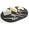 image:imageSwissmar SlimLine Cheese amp Charcuterie Spreader Stainless Steel  Ideal Kitchen Tool for Soft Cheeses Butter Cream Cheese on Bread Crackers amp More 65 InchesFour Piece SlimLine Stainless Steel Cheese