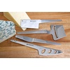image:imageSwissmar SlimLine Cheese amp Charcuterie Spreader Stainless Steel  Ideal Kitchen Tool for Soft Cheeses Butter Cream Cheese on Bread Crackers amp More 65 InchesFour Piece SlimLine Stainless Steel Cheese