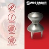 image:imageSwissmar Stainless Steel Cheese Holder  3Prongs Hold Cheese in Place  Perfect for Serving and Skewers  Cheese Button Clinchers  Silver