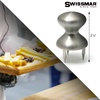 image:imageSwissmar Stainless Steel Cheese Holder  3Prongs Hold Cheese in Place  Perfect for Serving and Skewers  Cheese Button Clinchers  Silver