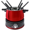 image:imageSwissmar Arolla 10 Pieces Stainless Steel Electric Fondue Set  Perfect Fondue Pot Electric Set for Cheese Chocolate Oil Broth amp More  Gift Ideas for Wedding House Warming Red 21 Qt  2LRed