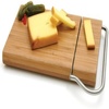 image:imageSwissmar Bamboo Cheese Board with Stainless Steel Wire Slicer  NonSlip Feet EasyClean Surface  Cut amp Serve Cheese in Style  EcoFriendly Bamboo Gift Boxed  Perfect for Entertaining or Gifting