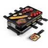 image:imageSwissmar Classic Indoor Electric Raclette Grill Red Cast Iron 8PersonBlack