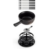 image:imageSwissmar Heidi Ceramic Cheese Fondue Set 9Piece 28 Quart White ColorGruyere Fondue Set