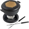 image:imageSwissmar Lucerne Cast Iron Fondue Set 10Piece 2 Liter Red KitchenMatte Black