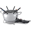 image:imageSwissmar Mont Brule Electric Fondue Set 9Piece 21 Quart StainlessTraditional