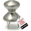 image:imageSwissmar Stainless Steel Cheese Holder  3Prongs Hold Cheese in Place  Perfect for Serving and Skewers  Cheese Button Clinchers  Silver