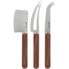 image:imageSwissmar Timber 3Piece Cheese Knife Set for Charcuterie Board  Elegant Utensils for Slicing Soft amp Hard Cheeses  Stainless Steel Blades with Walnut Handles  Perfect for Kitchen CollectionWalnut