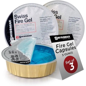 image:imageSwissmar Fire Gel Cans  Chafing Dish Fuel Cans amp Gel Fuel Cans for Fondue Party Essentials for Buffet Set Serving Kit Food Warmers amp Portable Stoves  3 Ounce Set of 33Ounce Cans