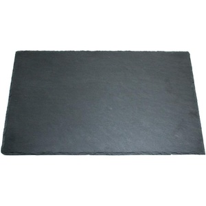 image:imageSwissmar Rectangular Slate Cheese Serving Board  Natural Handcrafted Slate Platter with Felt Pads NonPorous Surface Ideal for Charcuterie Appetizers and Desserts 16 x 10Rectangular Slate Board
