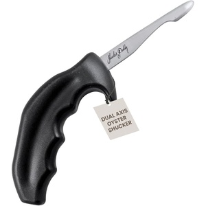 image:imageSwissmar Shucker Paddy Original Oyster Shucking Knife  Ergonomic Dual Axis Oyster Shucker Tool with 3  76 CM Stainless Steel Blade  Perfect for kitchen Collections  NonSlip Handle BlackOriginal  Black